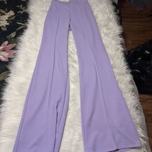 FashionNova Purple Wide Leg Pants